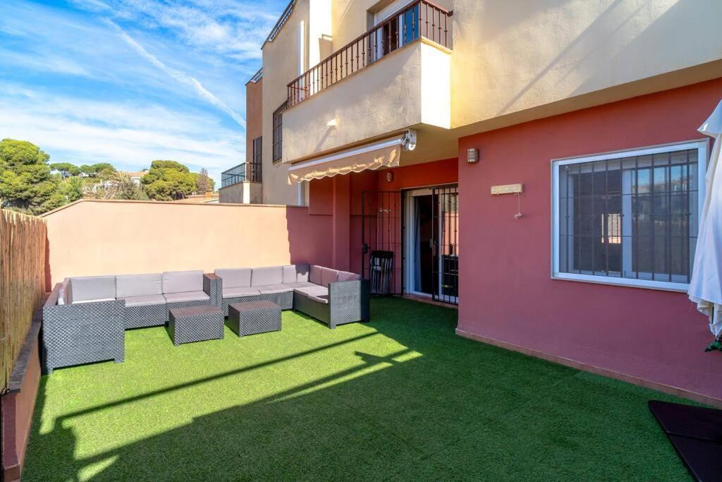 Adosado Con Vistas Al Mar Desde La Piscina Con Bbq Villa Velez Malaga Exterior photo