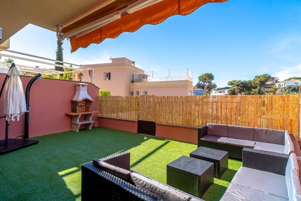 Adosado Con Vistas Al Mar Desde La Piscina Con Bbq Villa Velez Malaga Exterior photo